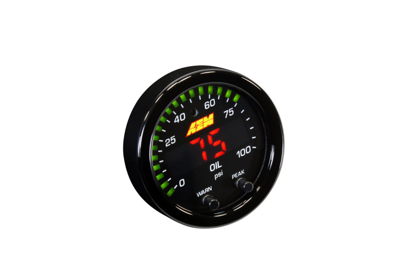 AEM X-Series Pressure 0-100psi Gauge Kit - Racecraft Industries