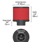 K&N Clamp On Rubber Base Crankcase Vent Filter 0.5in Flange ID 2in OD 1.5in Height - Racecraft Industries