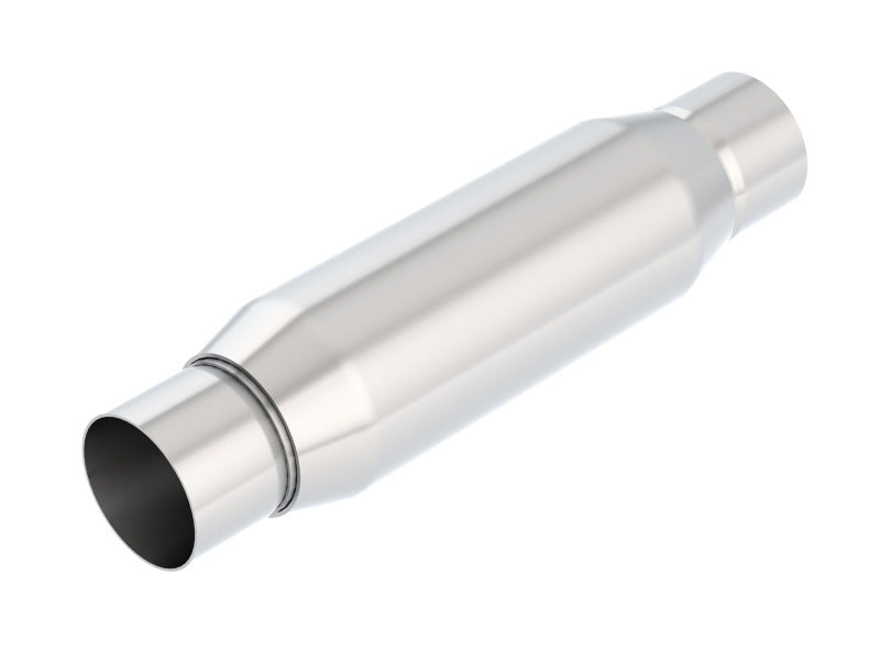 Borla CrateMuffler Resonator Option 2.5in Center/Center 3.5in Round x 10in - Racecraft Industries