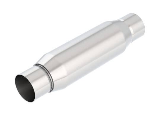 Borla CrateMuffler Resonator Option 2.5in Center/Center 3.5in Round x 10in - Racecraft Industries