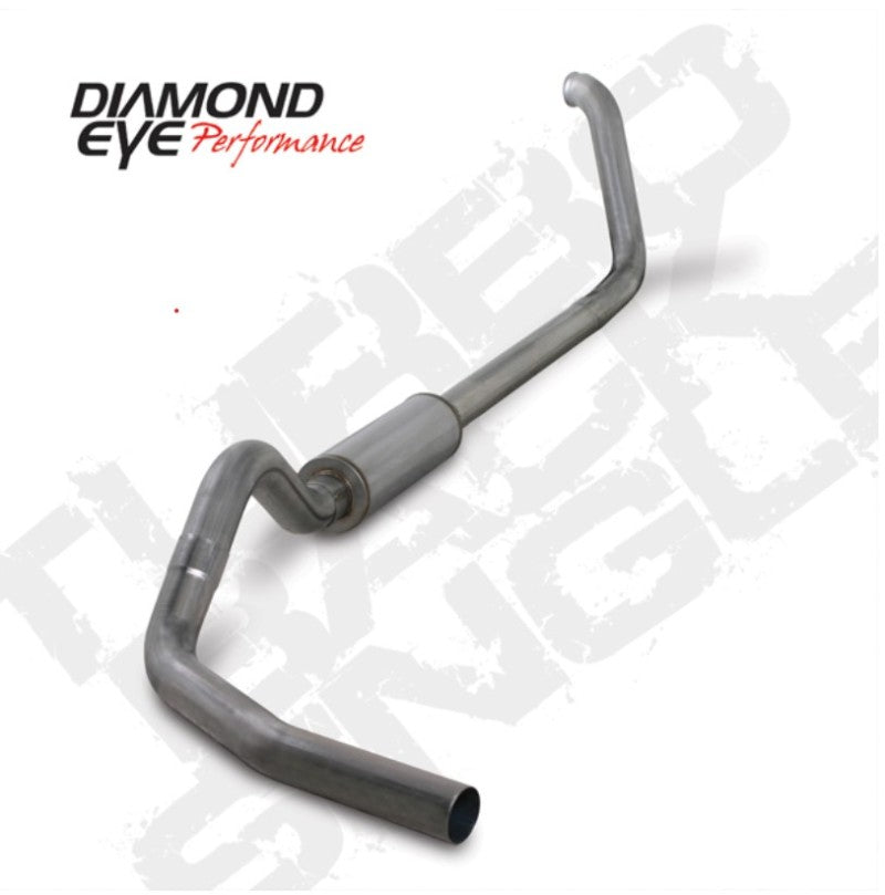 Diamond Eye KIT 4in TB SGL SS: 00-03 FORD 7.3L F250/F350 - Racecraft Industries