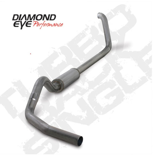 Diamond Eye KIT 4in TB SGL SS: 00-03 FORD 7.3L F250/F350 - Racecraft Industries