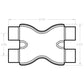 MagnaFlow Smooth Trans X 2.5/2.5 X 12 SS - Racecraft Industries