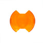 KC HiLiTES 6in. Light Shield for SlimLite LED - Amber - Racecraft Industries