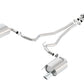 Borla ATAK Cat Back 15 Ford Mustang 3.7L V6 MT/AT 2.25in Pipe 4in Single Round Rolled Tips - Racecraft Industries