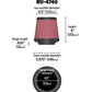 K&N Filter Universal Rubber Filter Round Tapered 4.5in Flange 5.875in Base 4.5 inch Top 6in Height - Racecraft Industries