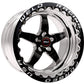 Weld S71 17x10 / 5x120mm BP / 7.2in. BS Black Wheel (High Pad) - Black Single Beadlock MT - Racecraft Industries
