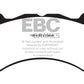 EBC 16+ Cadillac ATS-V 3.6 Twin Turbo Yellowstuff Front Brake Pads - Racecraft Industries