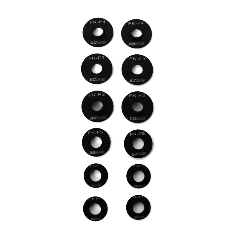 BLOX Racing 16-21 FK Civic - Front - 12 Pieces Subframe Hard Collar Kit - Racecraft Industries