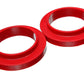 Energy Suspension Universal 3 3/4in ID 25 7/16in OD 3/4in H Red Coil Spring Isolators (2 per set) - Racecraft Industries