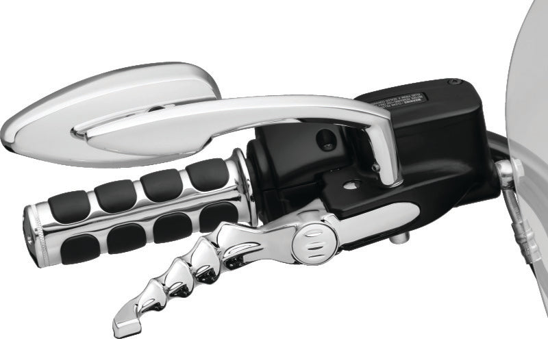 Kuryakyn Teardrop Mirrors Chrome - Racecraft Industries