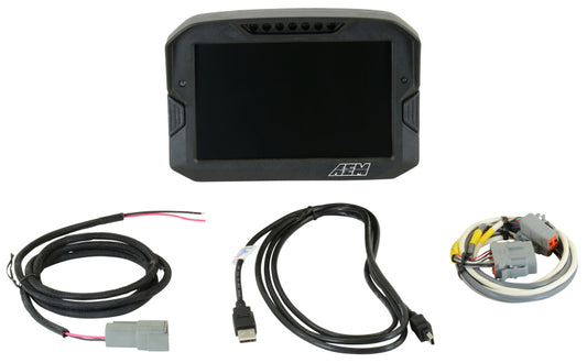 AEM CD-7 Non Logging Race Dash Carbon Fiber Digital Display (CAN Input Only) - Racecraft Industries