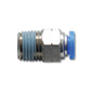 Vibrant Male Straight Pneumatic Vacuum Fitting (1/8in NPT Thread) - for 1/4in (6mm) OD tubing - Racecraft Industries