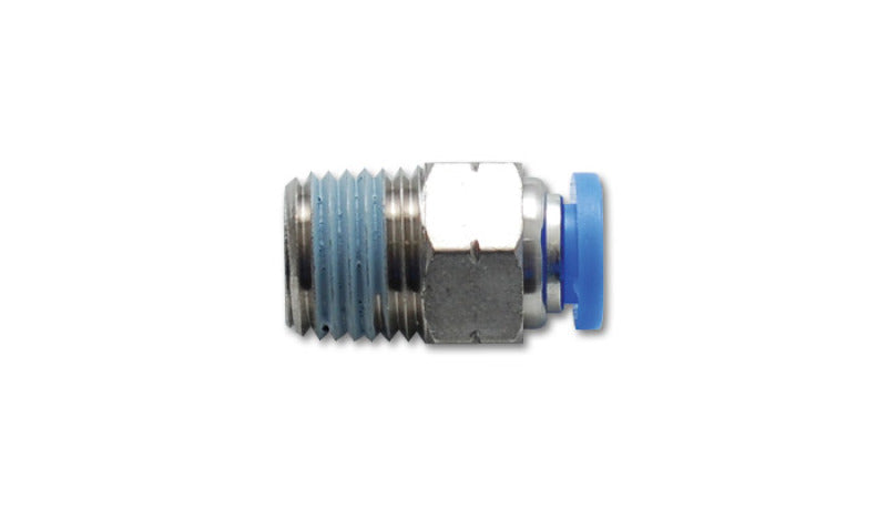 Vibrant Male Straight Pneumatic Vacuum Fitting (1/8in NPT Thread) - for 1/4in (6mm) OD tubing - Racecraft Industries