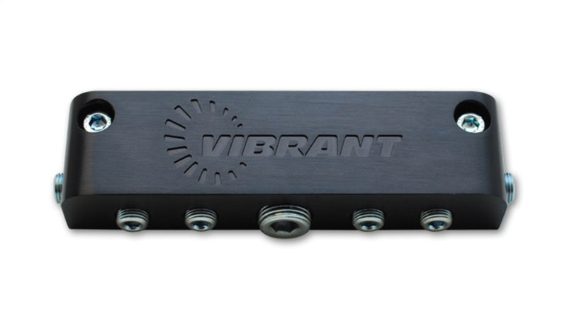 Vibrant Aluminum Vacuum Manifold (new design) - Black - Racecraft Industries