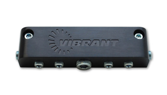 Vibrant Aluminum Vacuum Manifold (new design) - Black - Racecraft Industries
