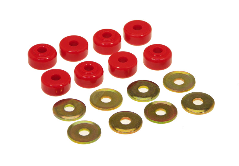 Prothane Universal End Link Bushings & Washers - 5/8 x 1 1/8 OD - Red - Racecraft Industries