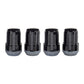 McGard SplineDrive Lug Nut (Cone Seat) M12X1.5 / 1.24in. Length (4-Pack) - Black (Req. Tool) - Racecraft Industries