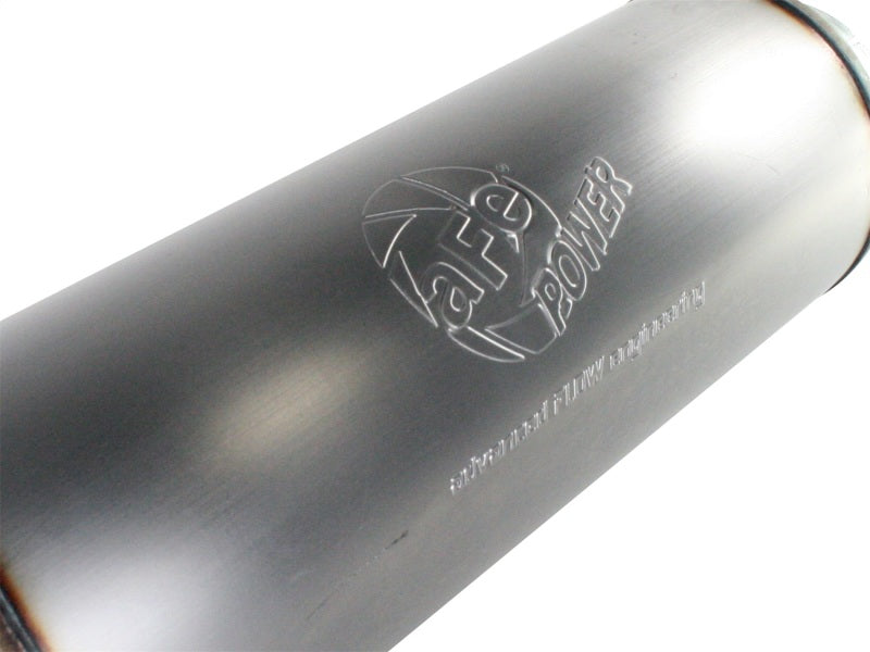 aFe MACHForce XP Exhausts Mufflers SS-409 EXH Muffler 5 ID In/Out 8 Dia - Racecraft Industries