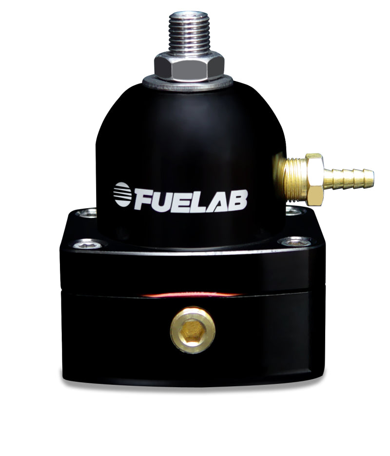 Fuelab 515 EFI Adjustable FPR 25-90 PSI (2) -6AN In (1) -6AN Return - Black - Racecraft Industries