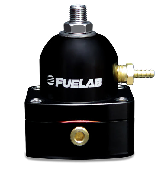 Fuelab 515 EFI Adjustable FPR 25-90 PSI (2) -6AN In (1) -6AN Return - Black - Racecraft Industries