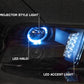 Raxiom 05-09 Ford Mustang w/ Halogen LED Halo Prjctr Headlights-Blk Hsng(Smoked Lens Exclude GT500) - Racecraft Industries