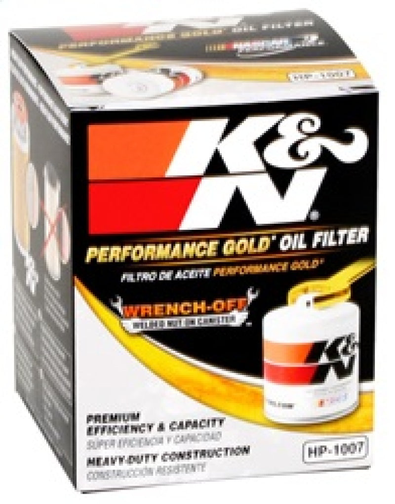 K&N Buick / Chevrolet / Oldsmobile Performance Gold Oil Filter - Racecraft Industries