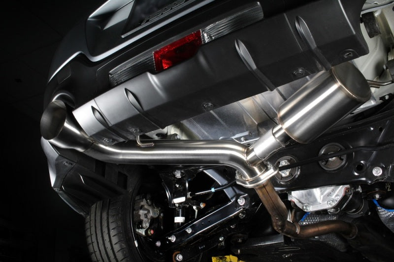 Perrin 2022 BRZ/GR86 Axle Back Exhaust SS (Single Side Exit w/Helmholtz Chamber) - Racecraft Industries