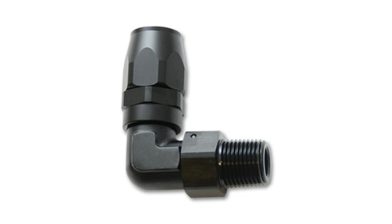 Vibrant Male NPT 90 Degree Hose End Fitting -10AN - 3/8 NPT - Racecraft Industries