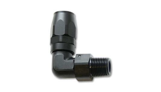Vibrant Male NPT 90 Degree Hose End Fitting -10AN - 3/8 NPT - Racecraft Industries