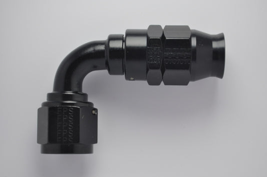 Fragola -8AN Real Street x 90 Degree Hose End Black For PTFE Hose - Racecraft Industries