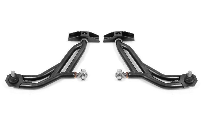 BMR 10-14 Ford Mustang Adj. Lower A-Arms Delrin/Rod End w/ 19mm STD. Ball Joint - Black Hammertone - Racecraft Industries