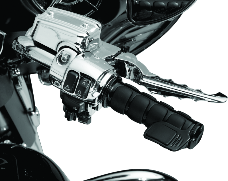 Kuryakyn Contoured ISO Throttle Boss Black - Racecraft Industries