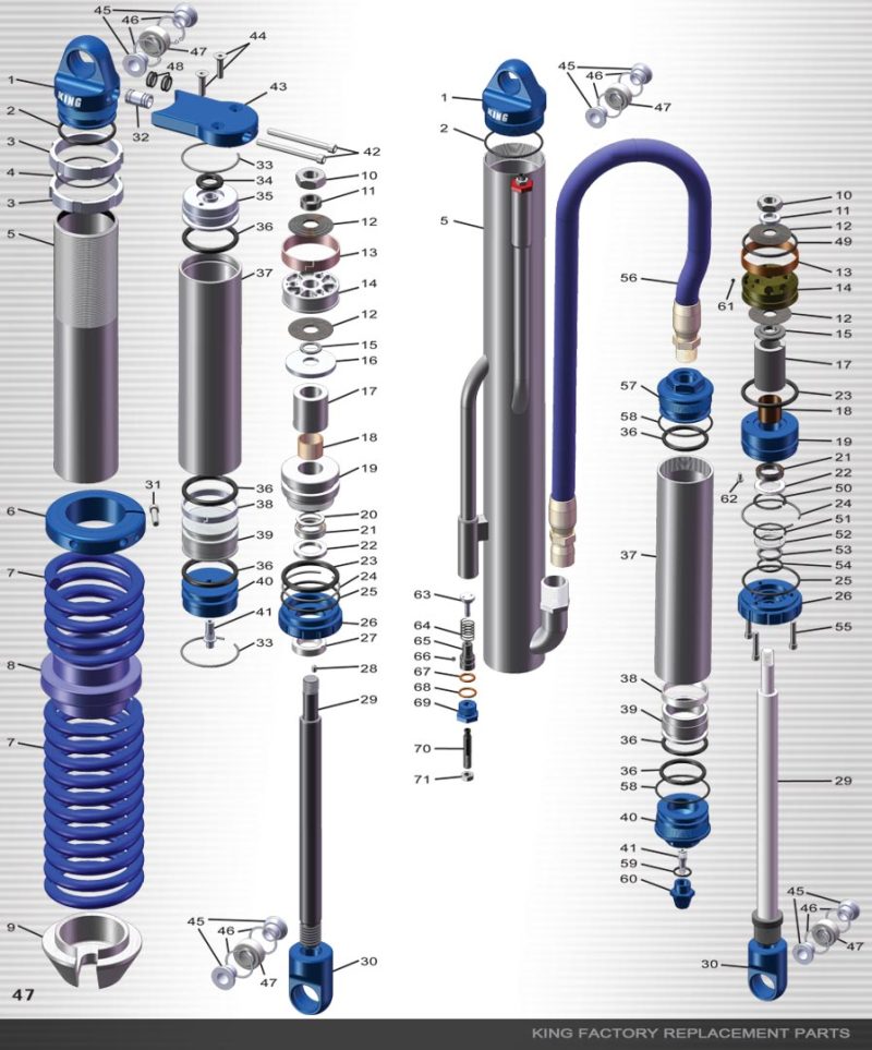 King Shocks Bearing Spacer 1.750 Mnt Width X .750 Bolt - Racecraft Industries