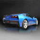 Corsa 2017-2019 Chevy Corvette Z06 3in Axle Back Exhaust Black Quad 4.5in Tip (Xtreme) - Racecraft Industries