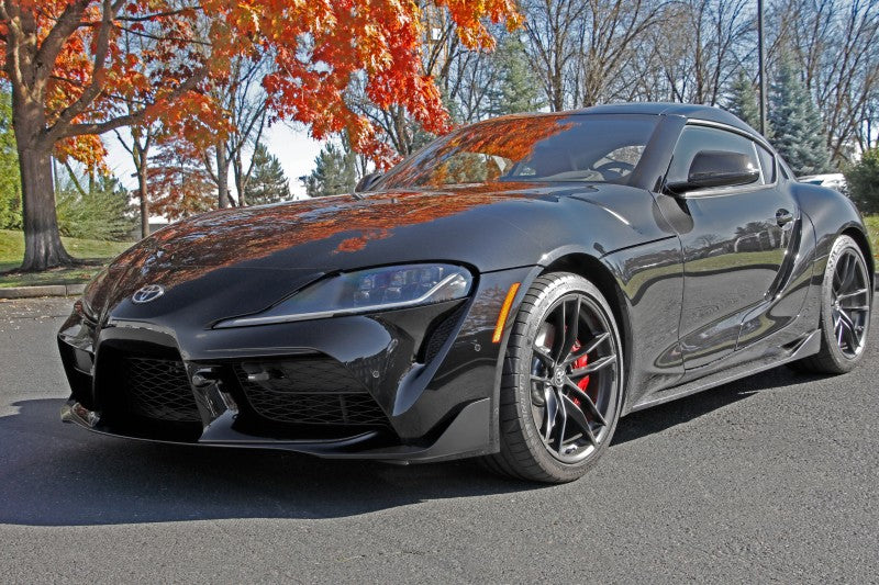 Perrin 2020 Toyota Supra Tow Hook Kit (Front) - Black - Racecraft Industries