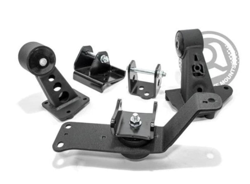 Innovative 00-09 Honda S2000 K-Series Black Steel Mounts 75A Bushings - Racecraft Industries