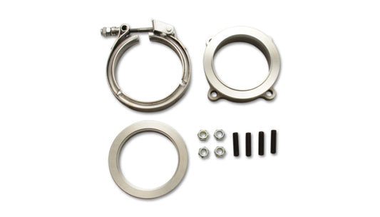Vibrant GT Series Turbo Adapter 3in 4 Bolt to 3in V-Band Flange w/ V-Band & V-Band Clamp - Racecraft Industries