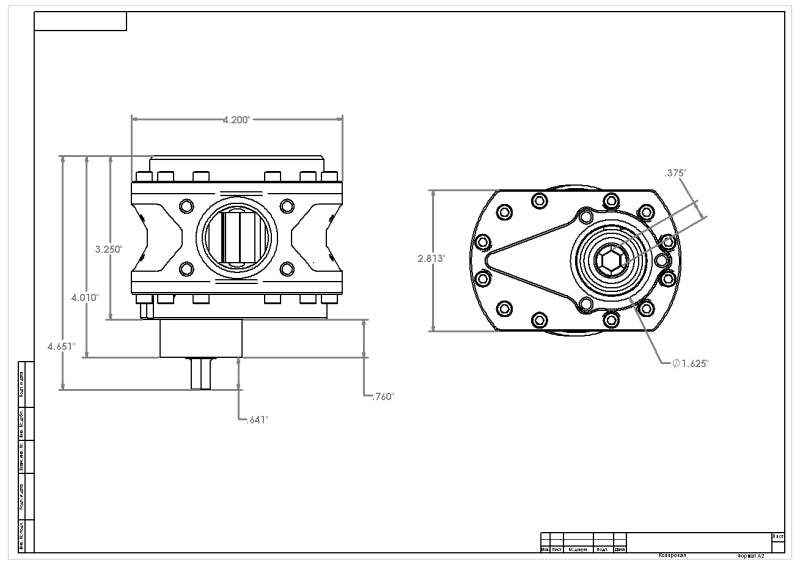 Aeromotive Spur Gear Fuel Pump - 3/8in Hex - 1.20 Gear - 25gpm - Racecraft Industries