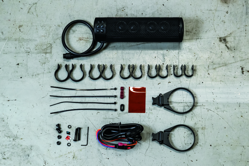 Kuryakyn Road Thunder Plus Sound Bar Satin Black - Racecraft Industries