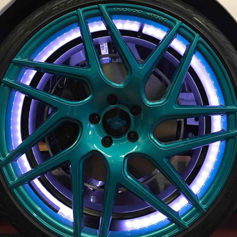 Oracle LED Illuminated Wheel Rings - ColorSHIFT - 15in. - ColorSHIFT No Remote SEE WARRANTY - Racecraft Industries