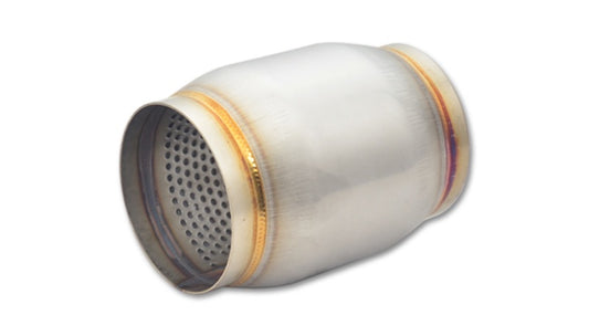 Vibrant SS Race Muffler 3in inlet/outlet x 5in long - Racecraft Industries