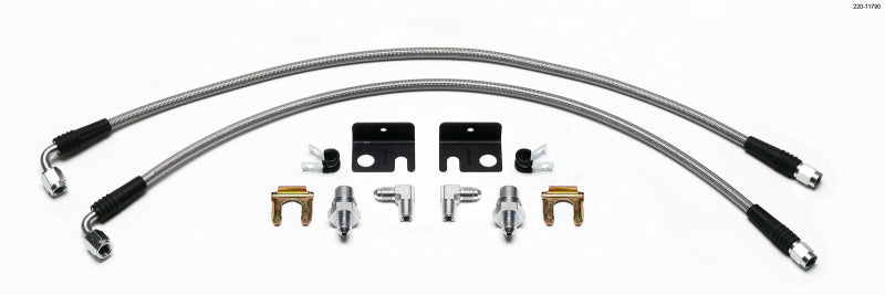 Wilwood Flexline Kit 01-Up Honda Fit - Racecraft Industries