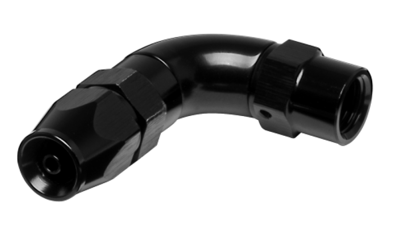 Vibrant -3AN 90 Degree High Flow Hose End Fitting for PTFE Lined Hose - Aluminum - Racecraft Industries