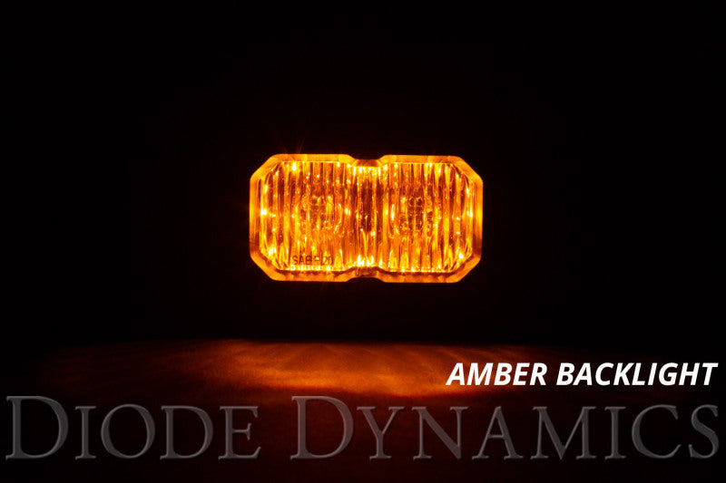 Diode Dynamics Stage Series 2 In LED Pod Sport - Yellow Combo Standard ABL (Pair) - Racecraft Industries