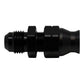 DeatschWerks 6AN Male Flare to 5/16in Hardline Compression Adapter - Anodized Matte Black - Racecraft Industries