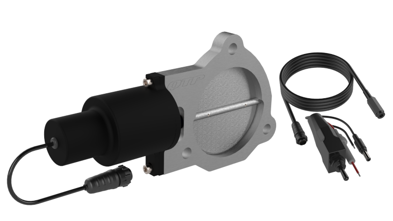QTP 3.5in Bolt-On QTEC Electric Cutout Valve - Single - Racecraft Industries