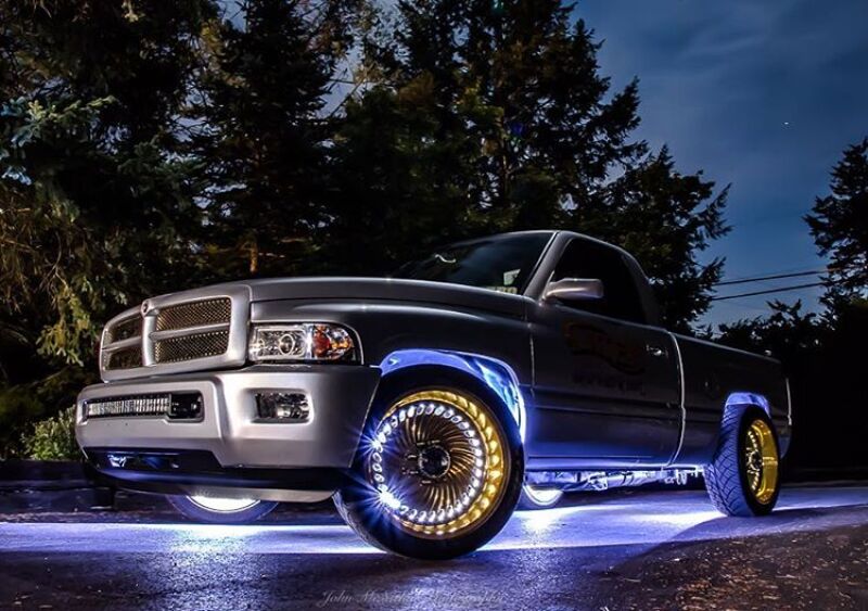 Oracle LED Illuminated Wheel Rings - Double LED - White SEE WARRANTY - Racecraft Industries