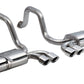 Corsa 1997-2004 Chevrolet Corvette C5 Z06 5.7L V8 Polished Sport Axle-Back Exhaust - Racecraft Industries