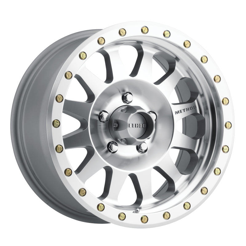 Method MR304 Double Standard 17x8.5 0mm Offset 5x5.5 108mm CB Machined/Clear Coat Wheel - Racecraft Industries